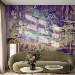 Tapet Autoadeziv Deluxe Sticker - Și asta e tot ce va rămâne - Graffiti, mural, Grafică - 250x175 cm