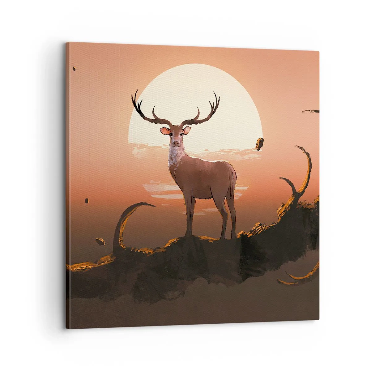 Tablou pe pânză - Această noapte este diferită de oricare alta - 60x60 cm