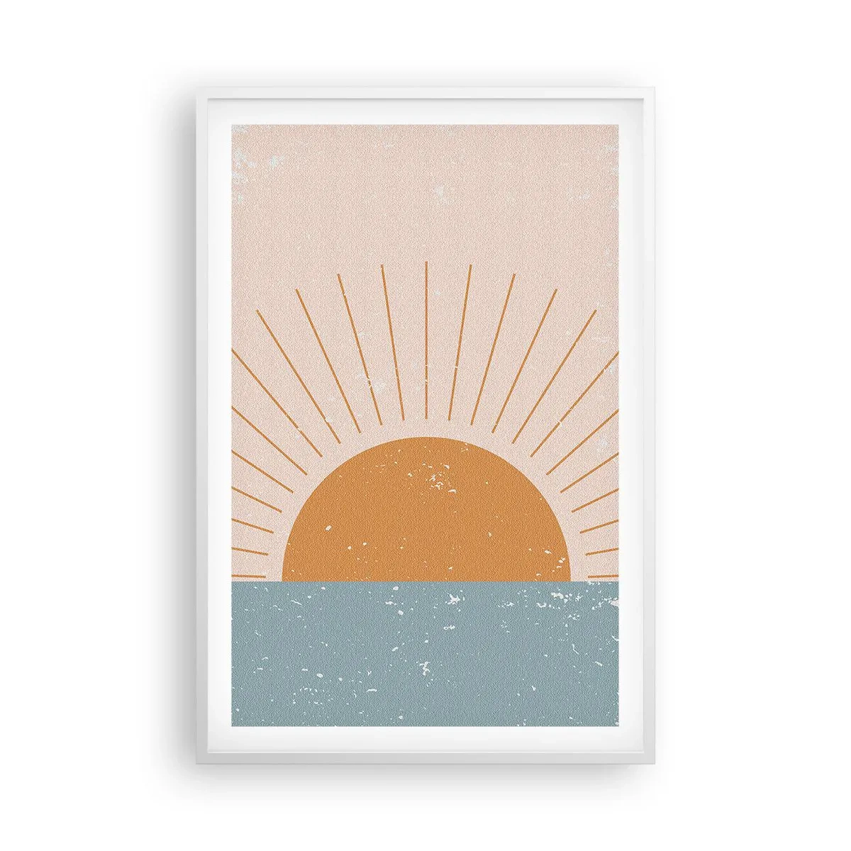 Poster în ramă albă - Un miracol zilnic - 61x91 cm