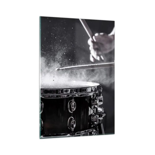 Tablou pe sticlă - Pulsul muzicii - 80x120 cm