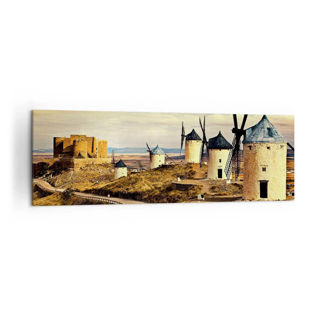Tablou pe pânză - Don Quijote apare imediat - 160x50 cm