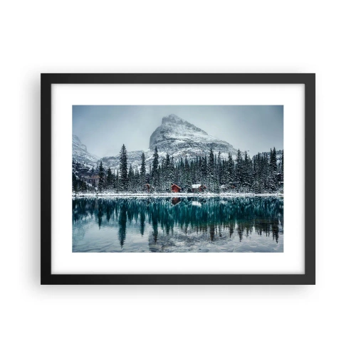 Poster în ramă neagră - Refugiu canadian - 40x30 cm