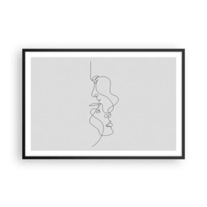 Poster în ramă neagră - Dorință vorace - 91x61 cm