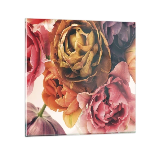 Tablou pe sticlă - Sărbătorirea vieții - 50x50 cm