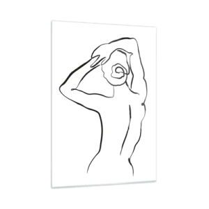 Tablou pe sticlă - Nud de dimineață - 50x70 cm