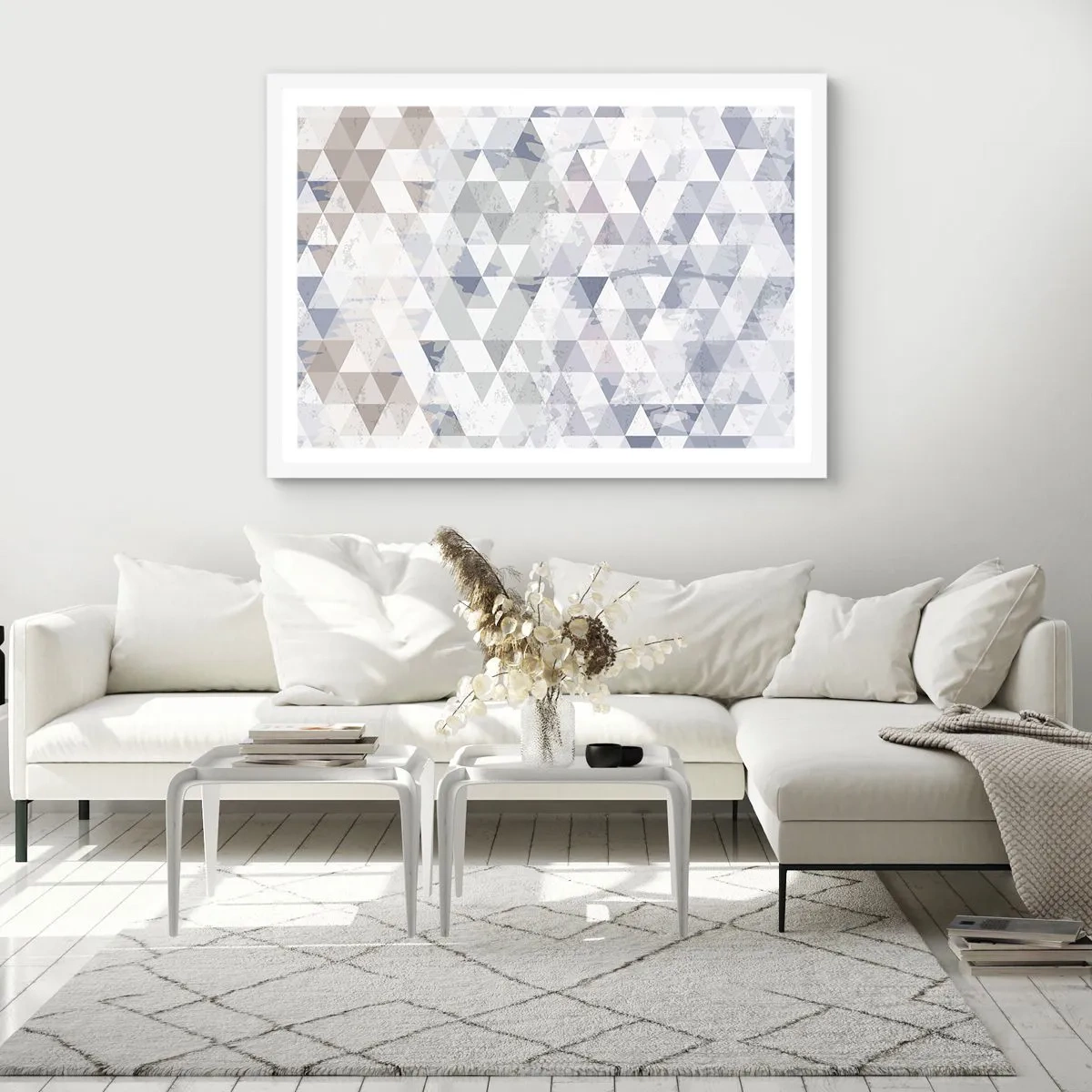 Poster în ramă albă - În ritm de trei - 40x30 cm