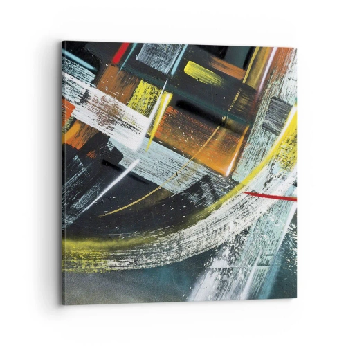 Tablou pe pânză - Energia în mișcare - 70x70 cm