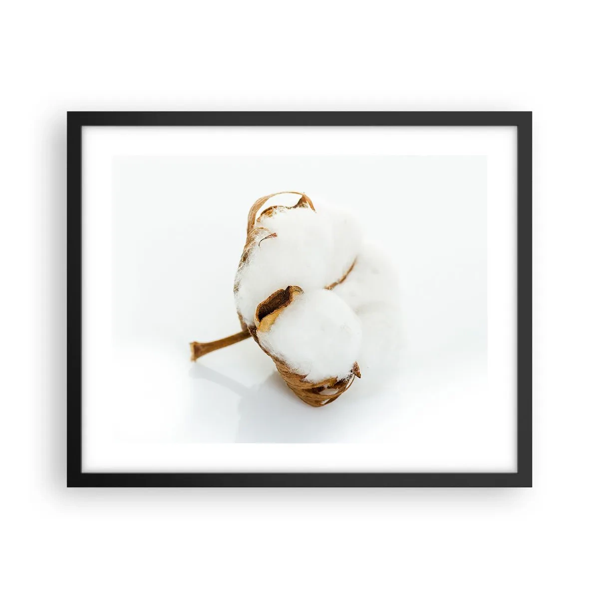 Poster în ramă neagră - Moale prin natură - 50x40 cm