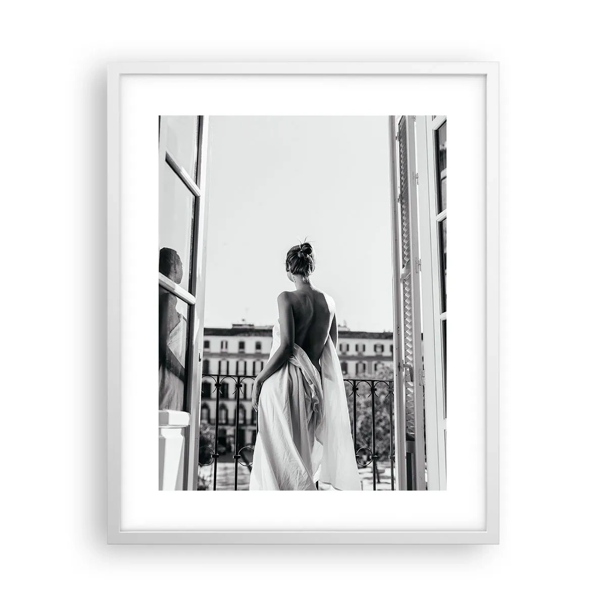 Poster în ramă albă - Trezirea simțurilor - 40x50 cm