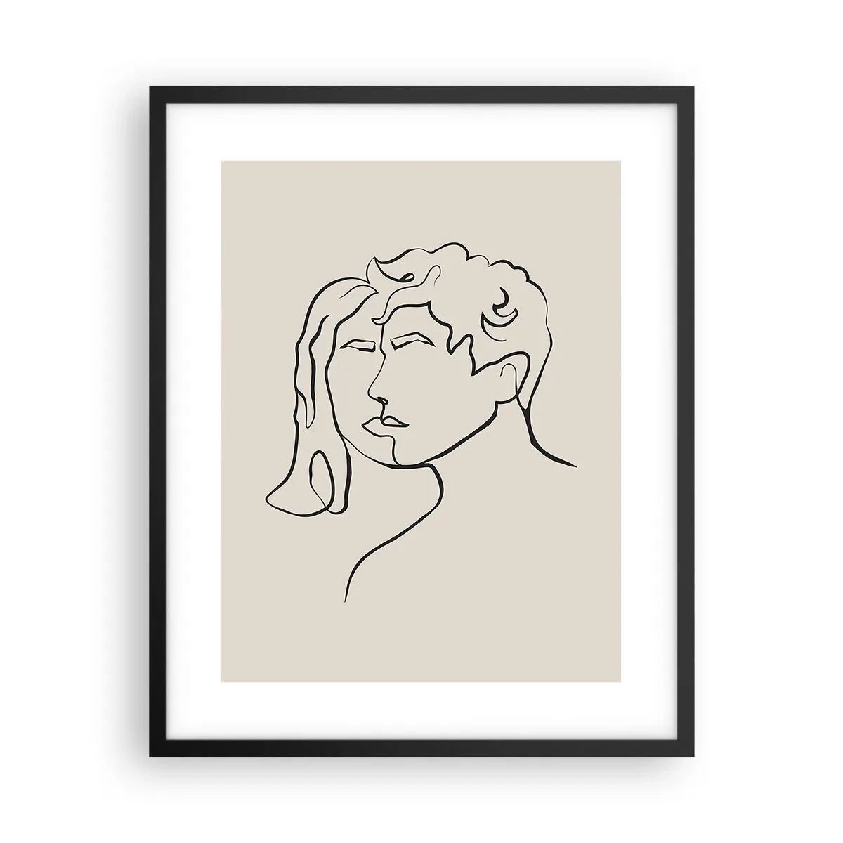 Poster în ramă neagră - Și unitatea s-a făcut - 40x50 cm