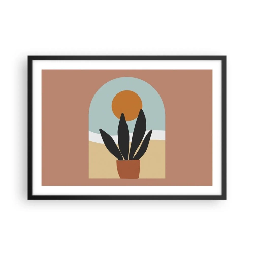 Poster în ramă neagră - Bucurii mici - 70x50 cm