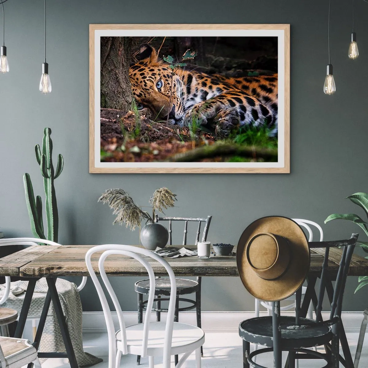 Poster în ramă de stejar deschis - Să ai încredere în mine - 70x50 cm