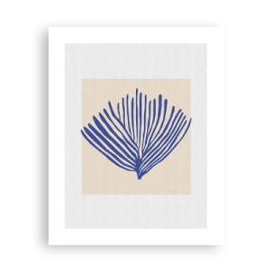 Poster - Evantai albastru - 40x50 cm