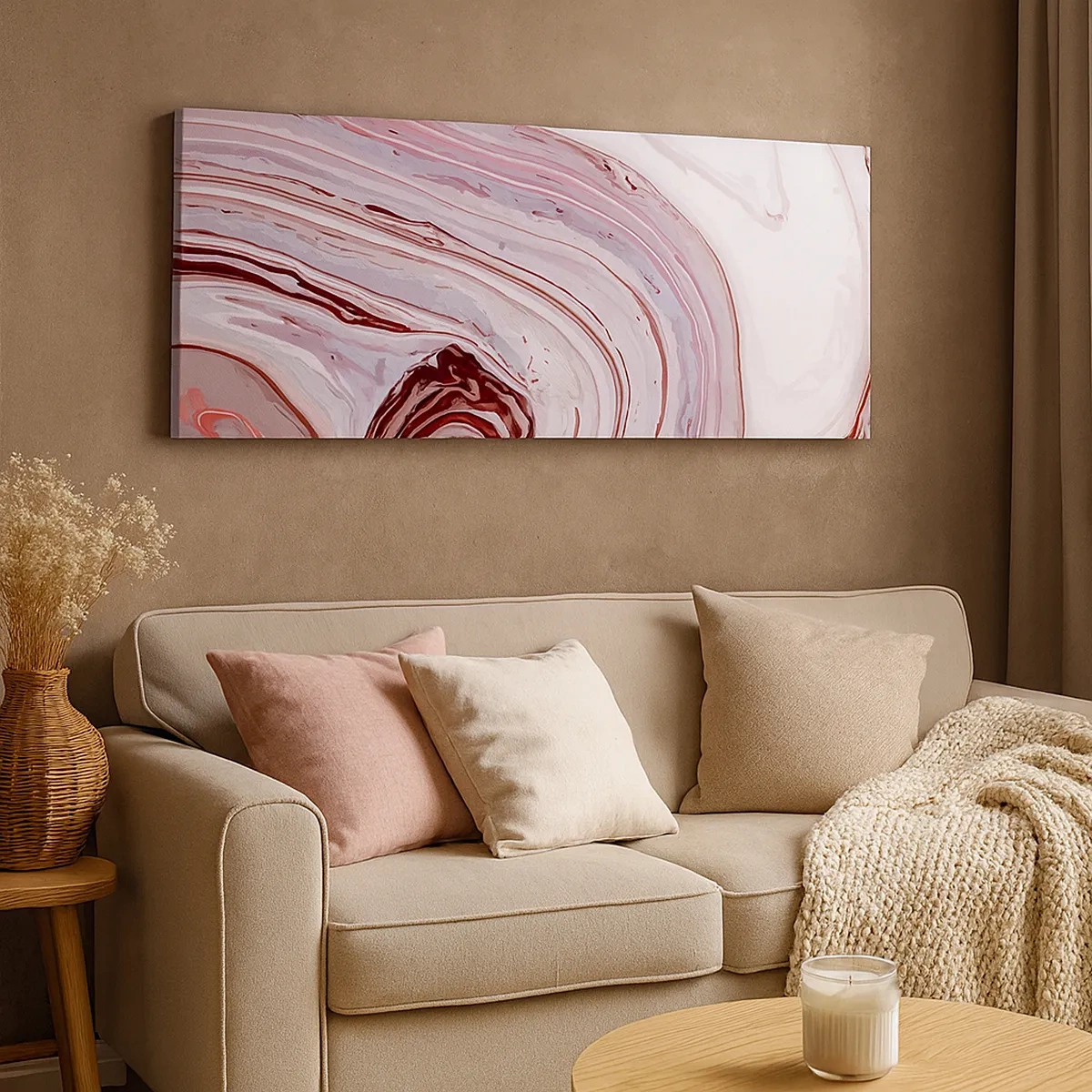 Tablou pe pânză - Drept înainte, apoi dreapta jos - 30x30 cm