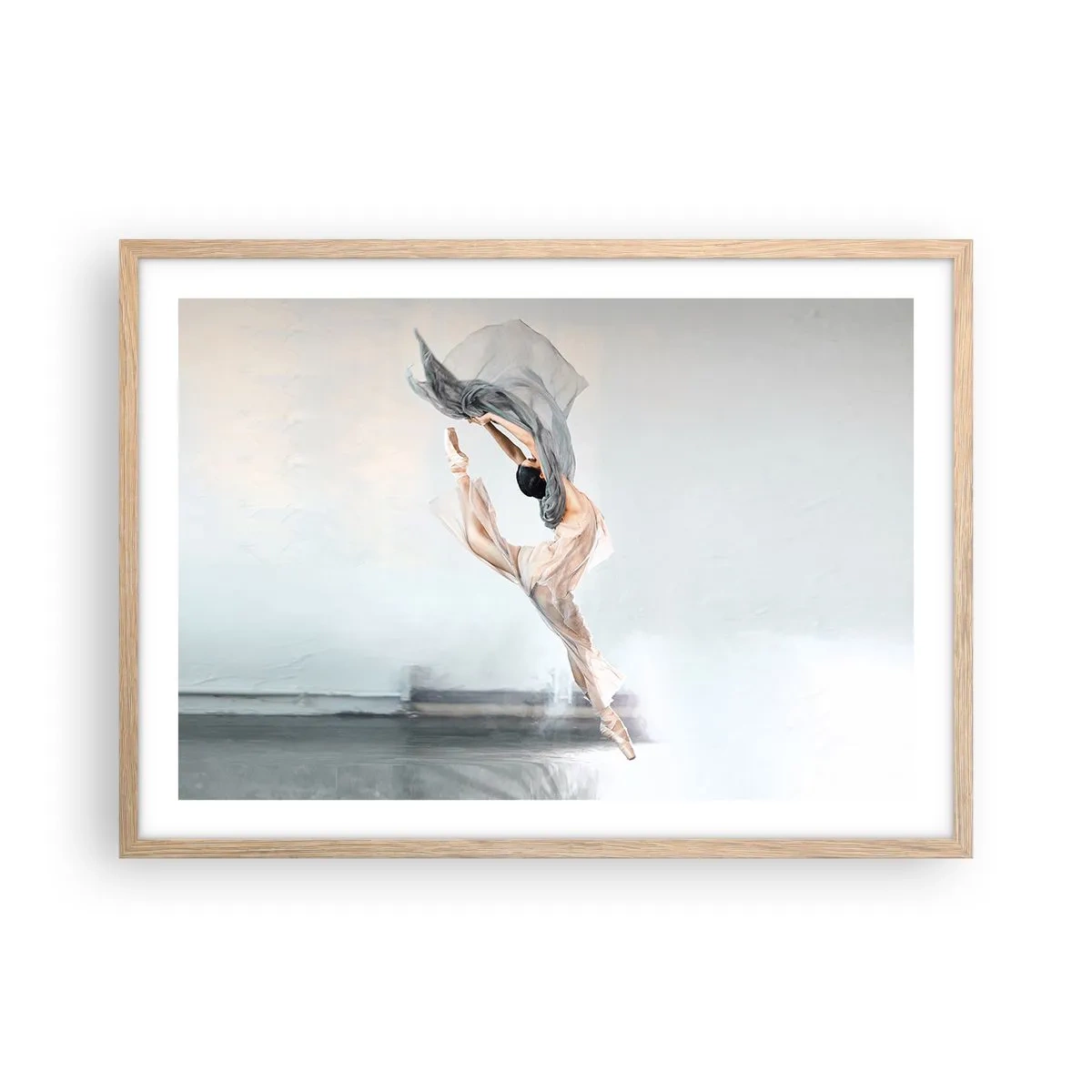 Poster în ramă de stejar deschis - În exaltare de dans - 70x50 cm