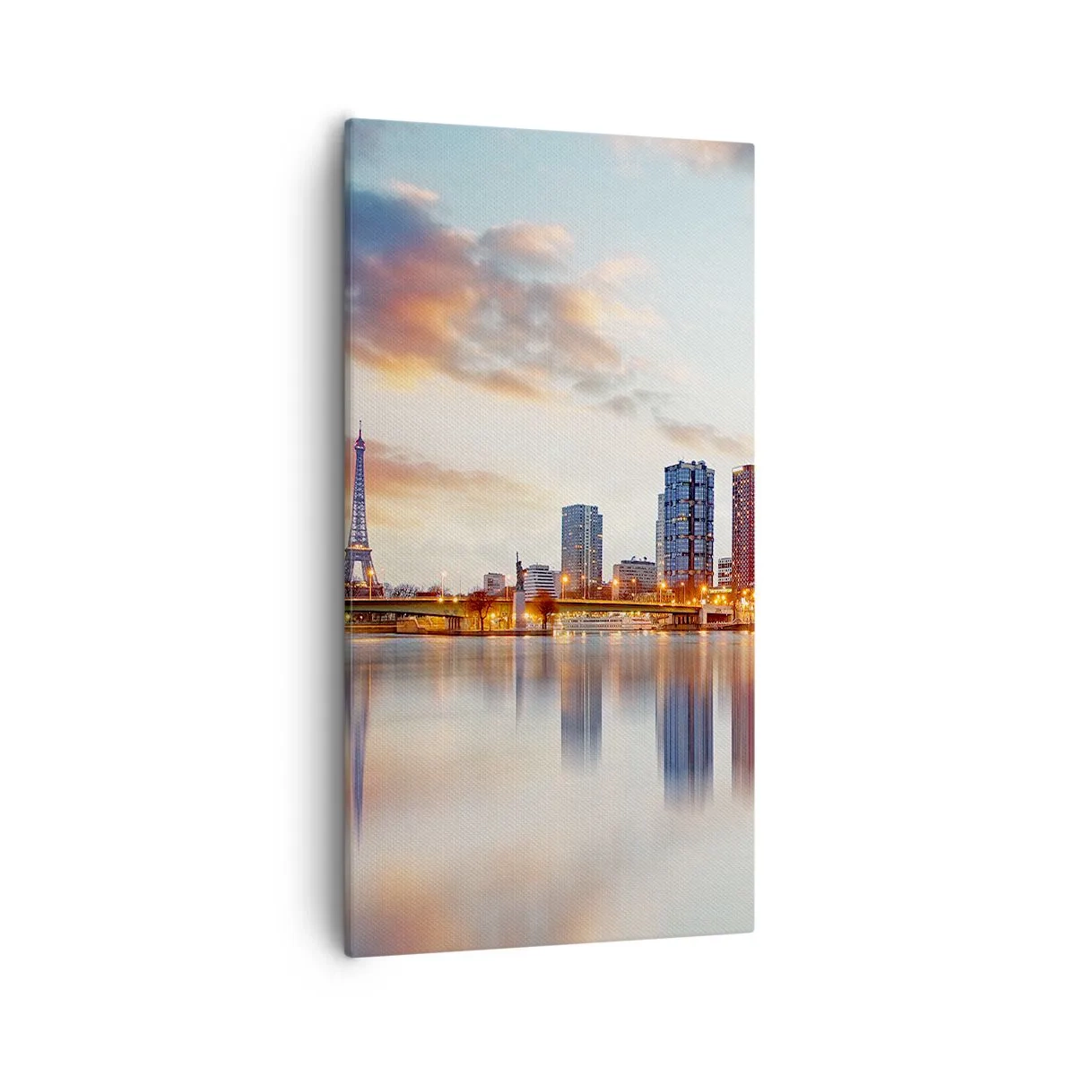 Tablou pe pânză - Calmul monumental al Parisului - 55x100 cm