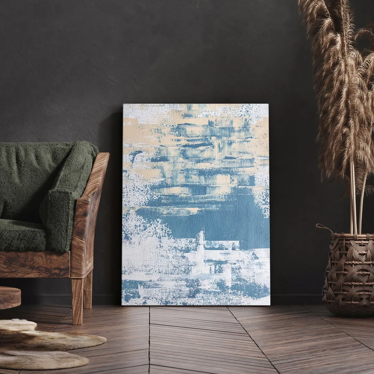 Tablou pe pânză - Prin ţurţur de gheață - 50x70 cm