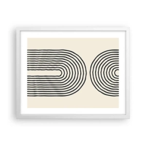 Poster în ramă albă - În curând... - 50x40 cm