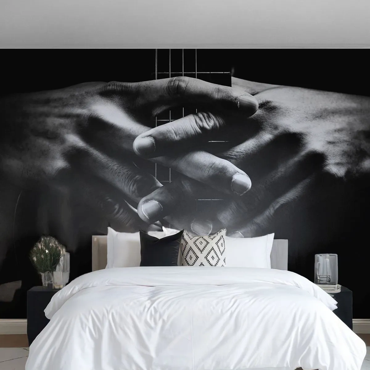 Tapet Premium Sand - Rugăciunea artistului - Chitarist, Muzician, Chitară - 300x210 cm