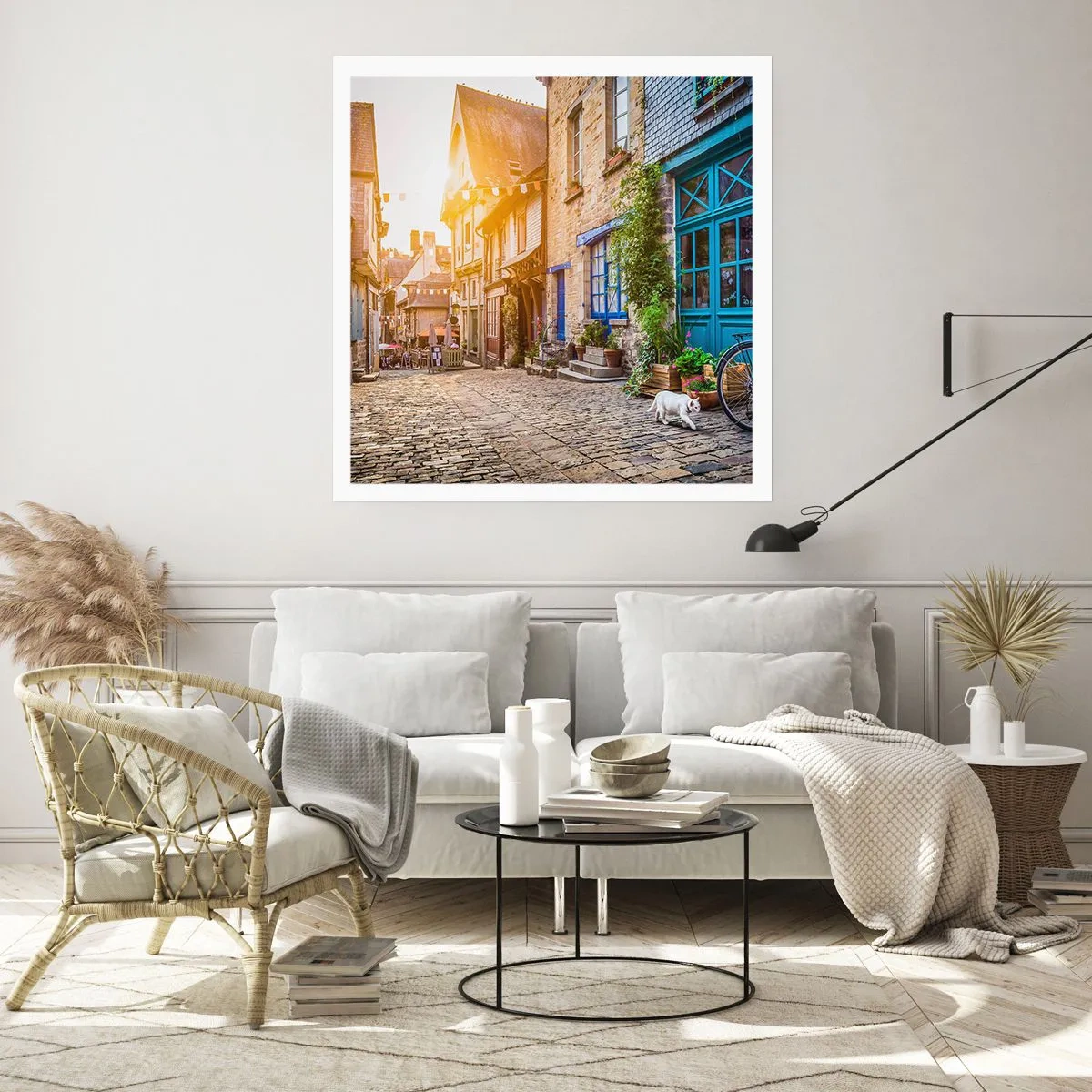 Poster - Fantoma albă a orașului - 40x40 cm