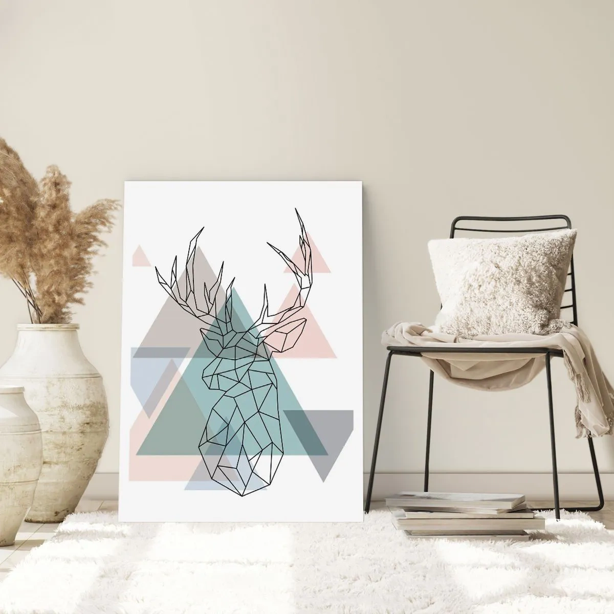 Poster - Într-o pădure geometrică - 70x100 cm