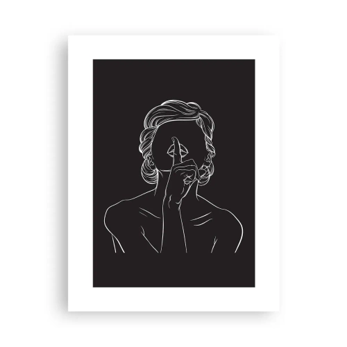 Poster - Frumusețea înflorește în tăcere - 30x40 cm