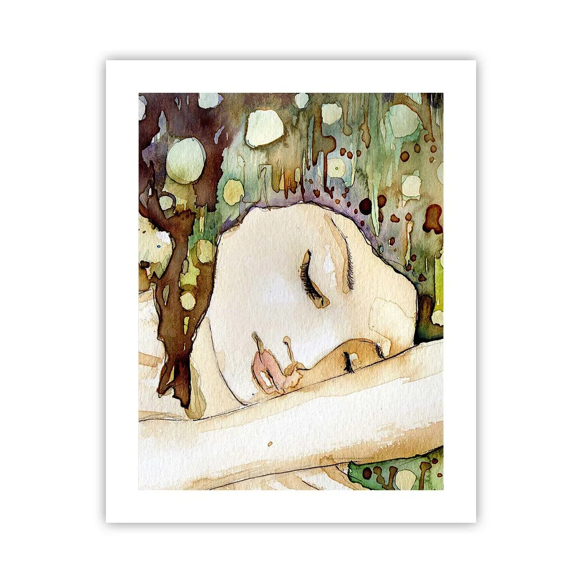 Poster - Visul violet smarald - 40x50 cm