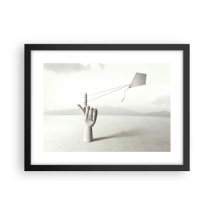 Poster în ramă neagră - Încercare de forță - 40x30 cm