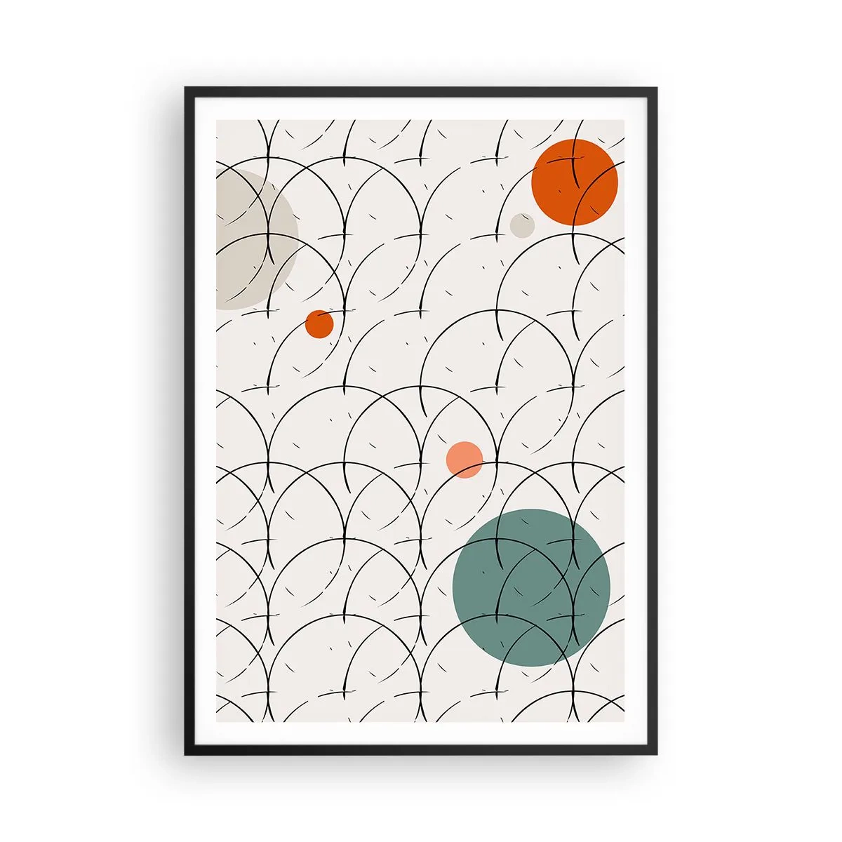 Poster în ramă neagră - În spiritul pop-art - 70x100 cm