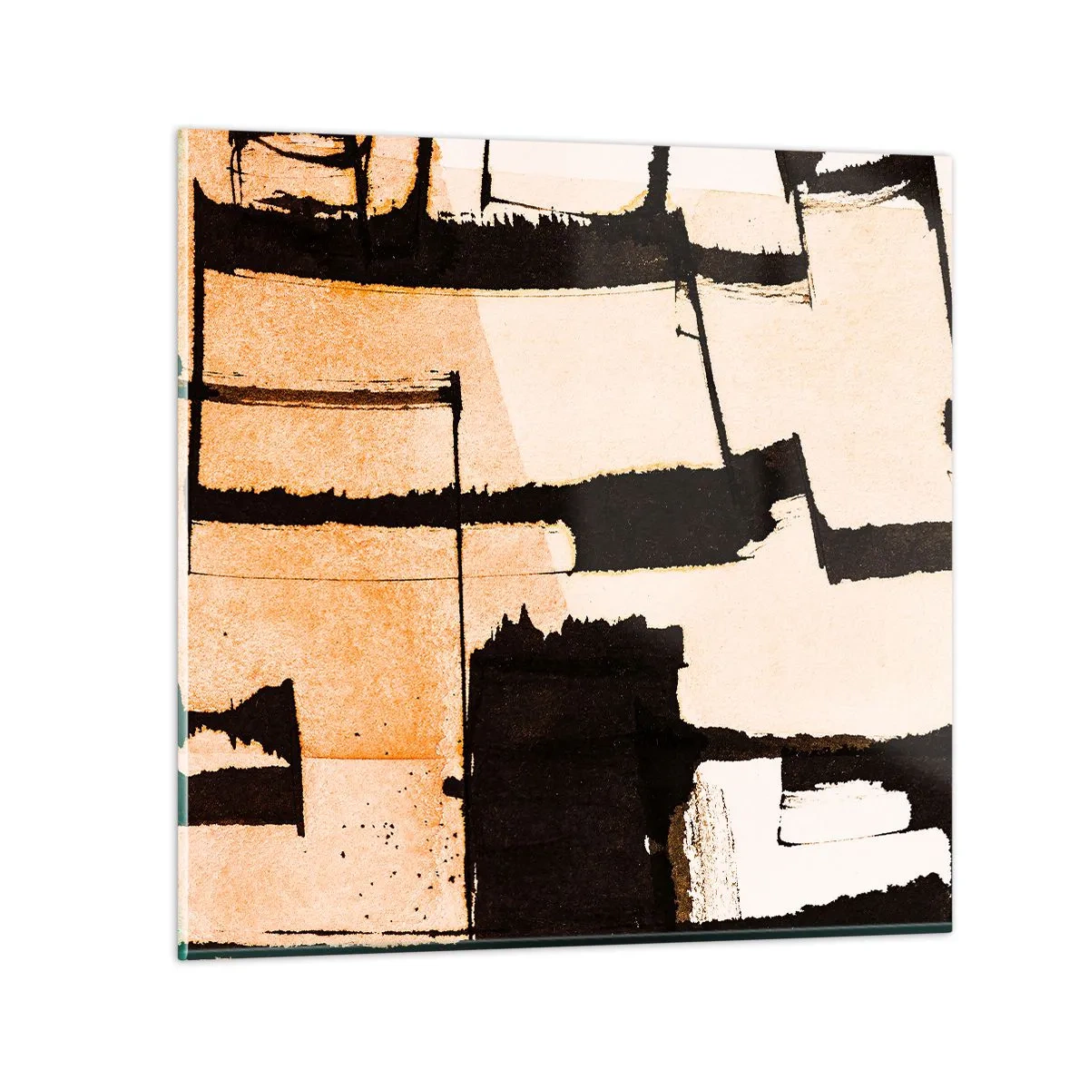 Tablou pe sticlă - Cu toate acestea, ordinea - 60x60 cm