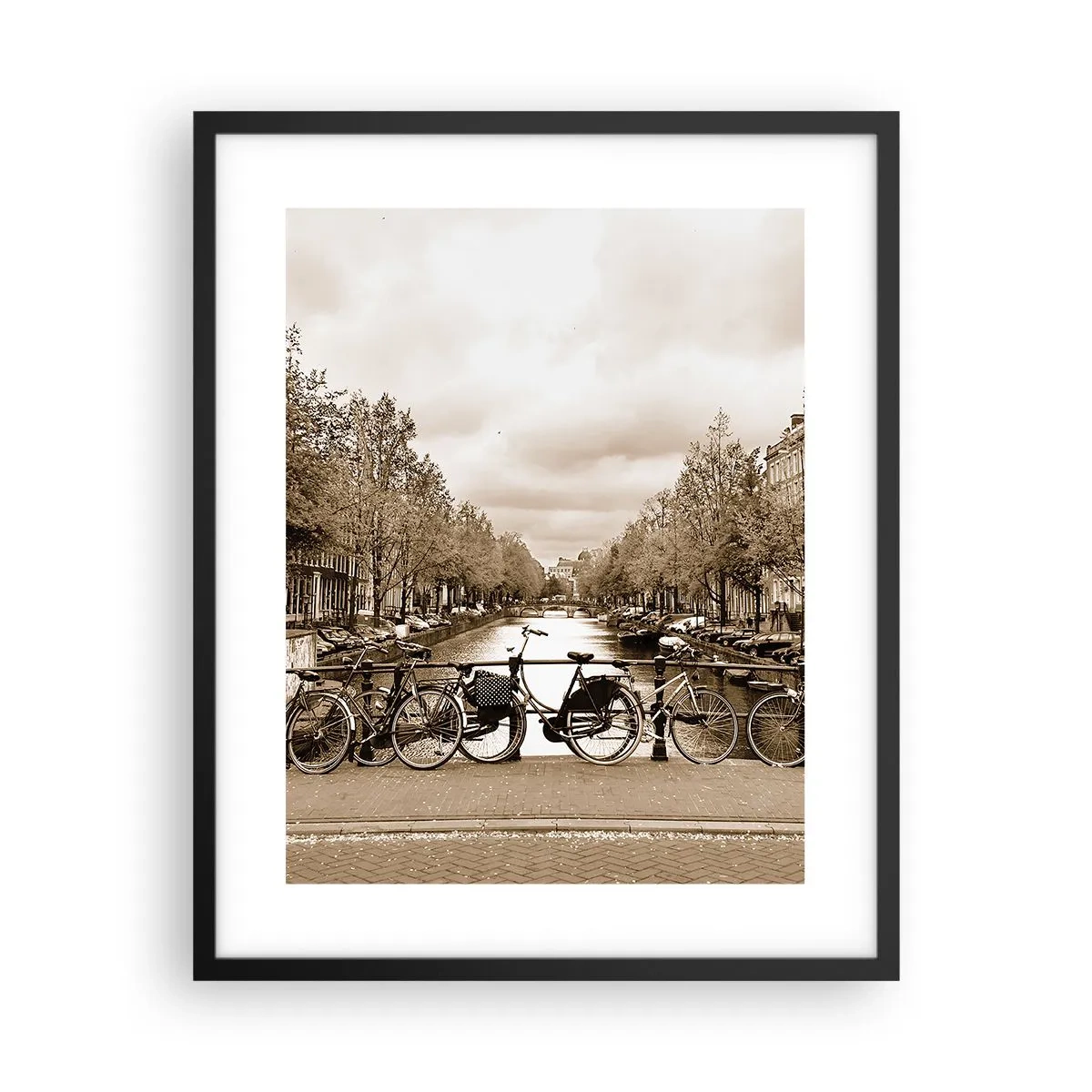 Poster în ramă neagră - Atmosfera olandeză - 40x50 cm