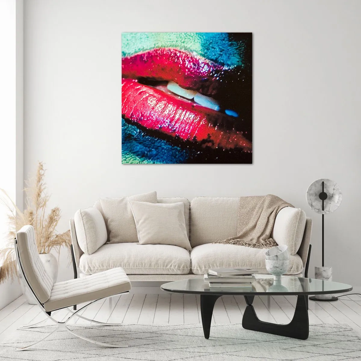 Tablou pe sticlă - Senzual și tulburător - 70x70 cm