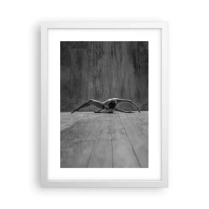 Poster în ramă albă - Simetria găsită - 30x40 cm