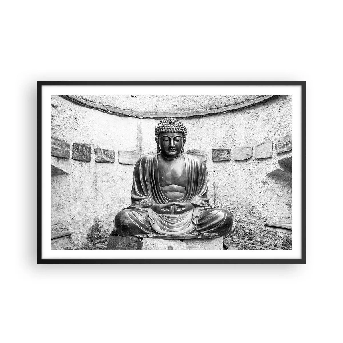 Poster în ramă neagră - La sursa păcii - 91x61 cm