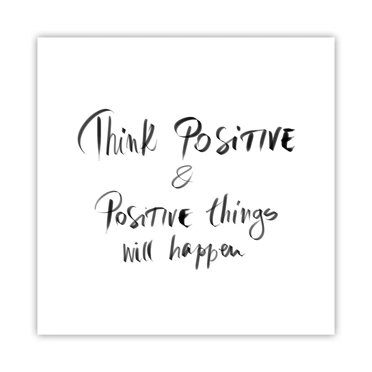 Poster - Cum să trăim bine? - 40x40 cm