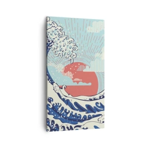 Tablou pe pânză - Din inspirații japoneze - 45x80 cm