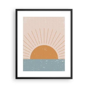 Poster în ramă neagră - Un miracol zilnic - 40x50 cm