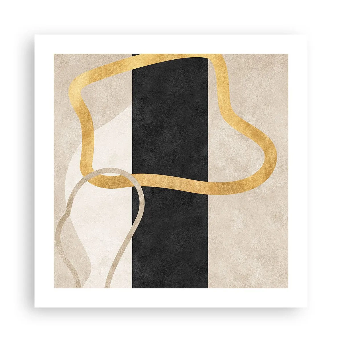 Poster - Forme înbuclite - 50x50 cm