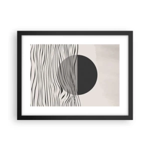 Poster în ramă neagră - Semicompunere - 40x30 cm