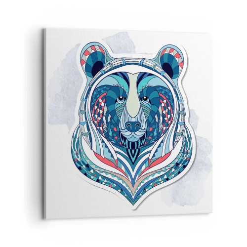 Tablou pe pânză - Trăiască Groenlanda! - 60x60 cm