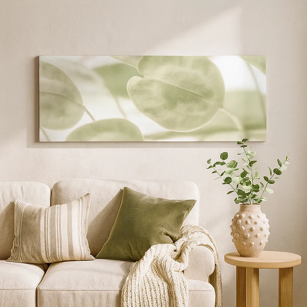 Tablou pe pânză - La început au fost frunzele... - 30x30 cm