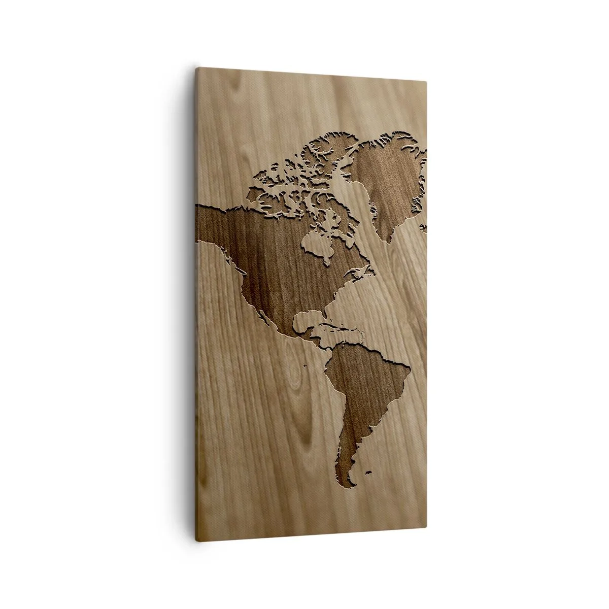 Tablou pe pânză - Lumea servită pe masă - 55x100 cm