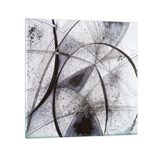 Tablou pe sticlă - O fantezie futuristă - 30x30 cm
