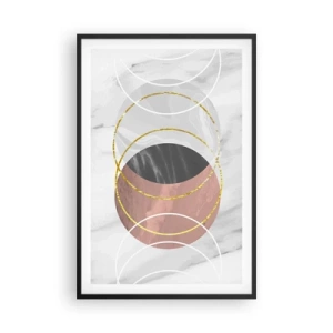 Poster în ramă neagră - Muzica sferelor - 61x91 cm