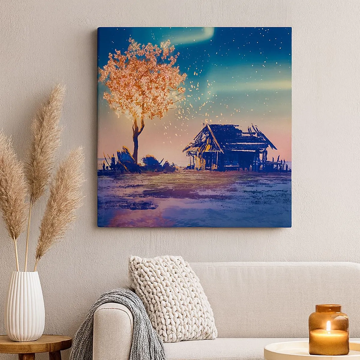 Tablou pe pânză - Natura nu trece - 30x30 cm