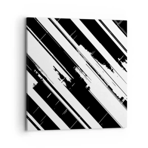 Tablou pe pânză - Compoziție intensă și dinamică - 70x70 cm