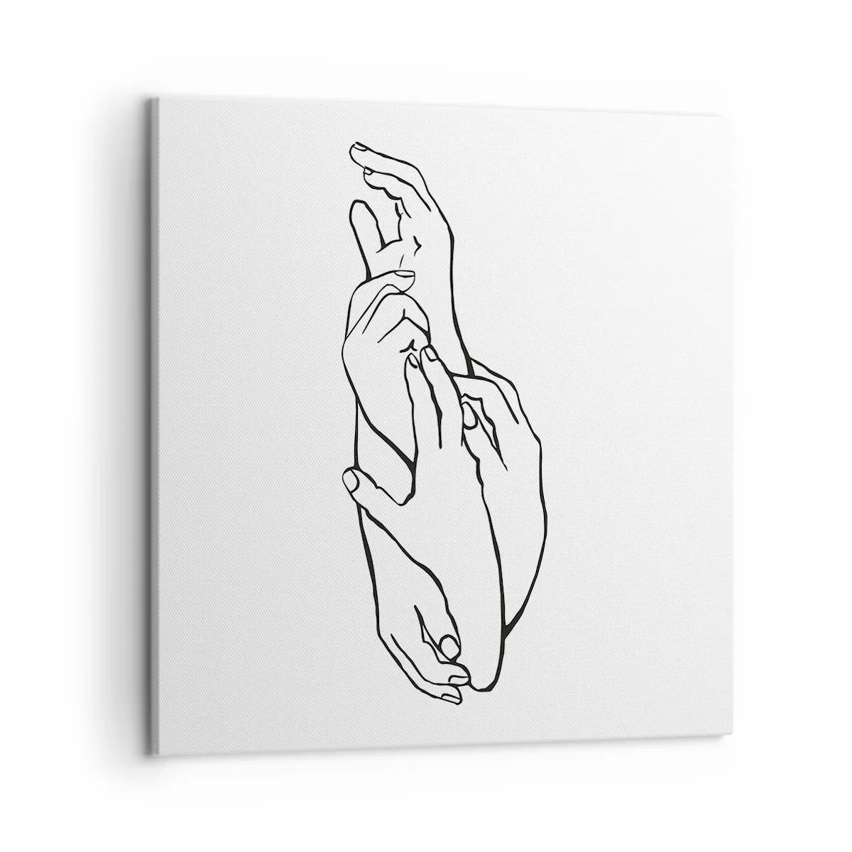 Tablou pe pânză - Atingere bună - 50x50 cm