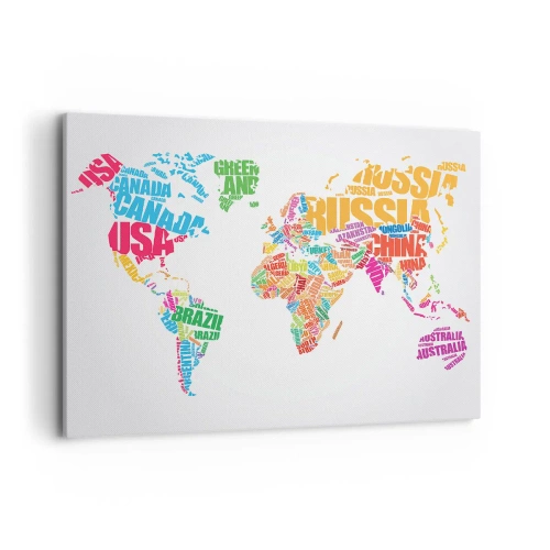 Tablou pe pânză - Vreau să le cunosc pe toate - 100x70 cm