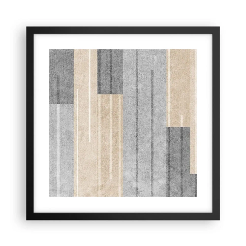 Poster în ramă neagră - Compoziție: în poziție verticală - 40x40 cm