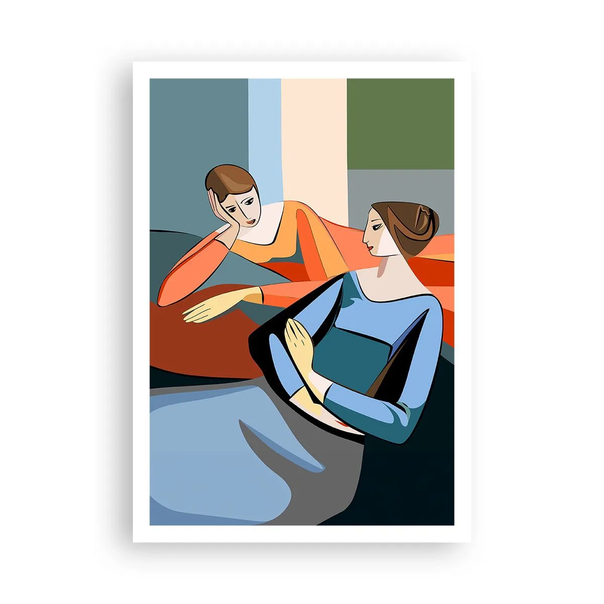 Poster - Un moment de confidențe - 70x100 cm